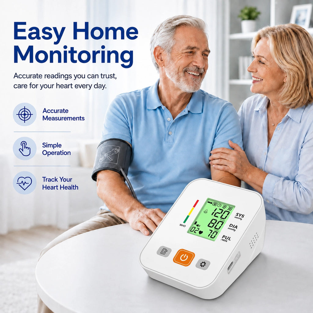 LP07D Large Screen Blood Pressure Monitor with 3-Color Display