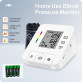 Ningbosc BA-E03 Upper Arm Blood Pressure Monitor with Large Display, Dual-User Memory & One-Touch Operation