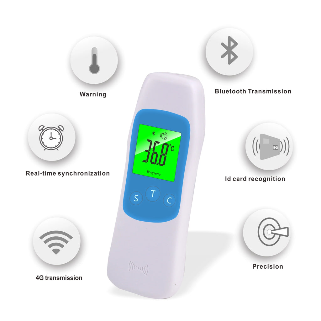 FI09 Smart Non-Contact Infrared Thermometer with Bluetooth & ID Card Recognition