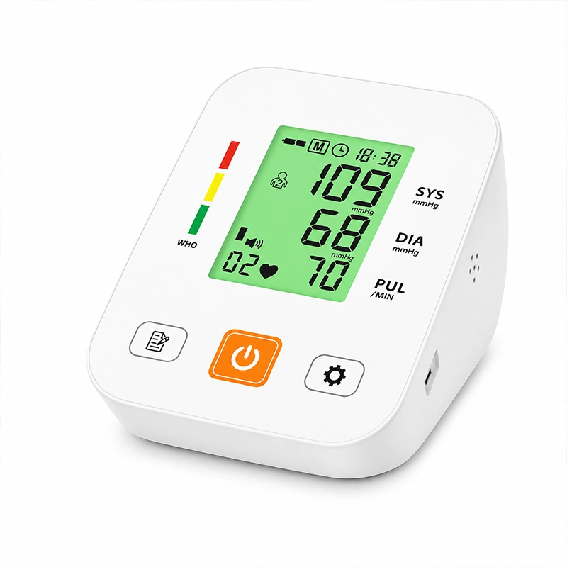 Ningbosc BA-E02 Upper Arm Blood Pressure Monitor with Large Display & Dual-User Memory