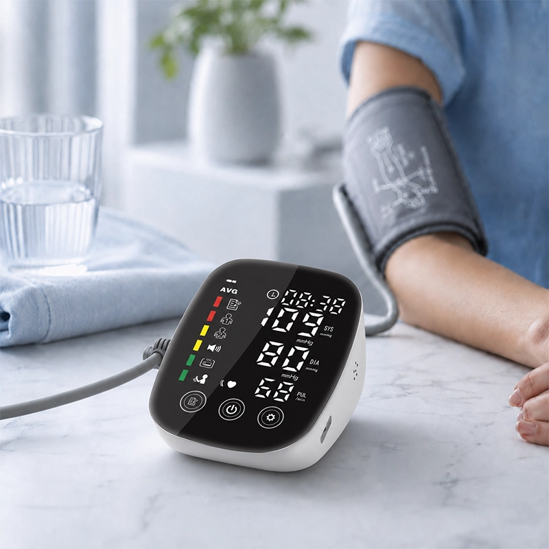 Ningbosc BA-F31 Upper Arm Blood Pressure Monitor with Large High-Contrast Display & Dual-User Memory