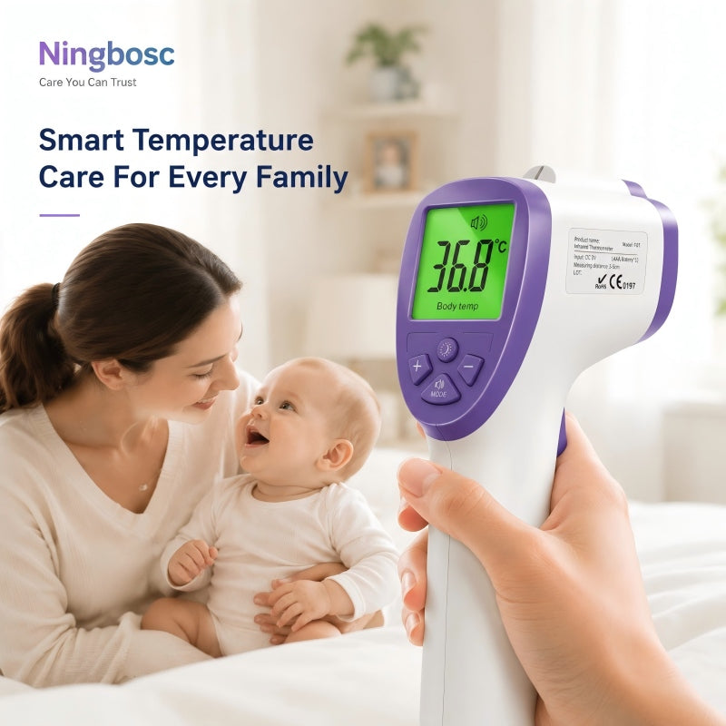 FAMILYPULSE™ 1-Second Non-Contact Smart Thermometer for Baby & Adults