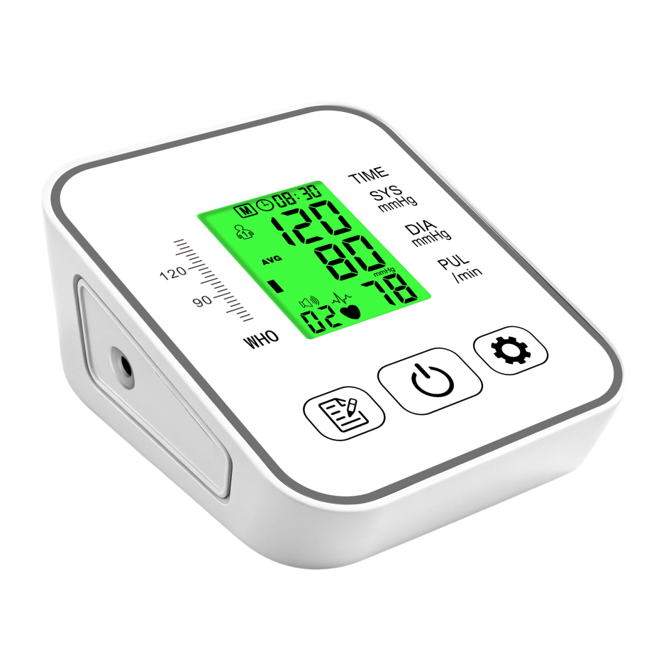 Ningbosc™ Smart Upper Arm Blood Pressure Monitor - Large Color Display & Voice Guide
