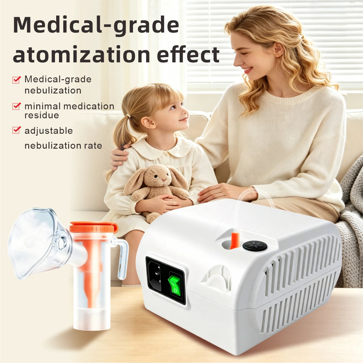 Ningbosc NA-A01 Compressor Nebulizer - Convenient Suspension Design