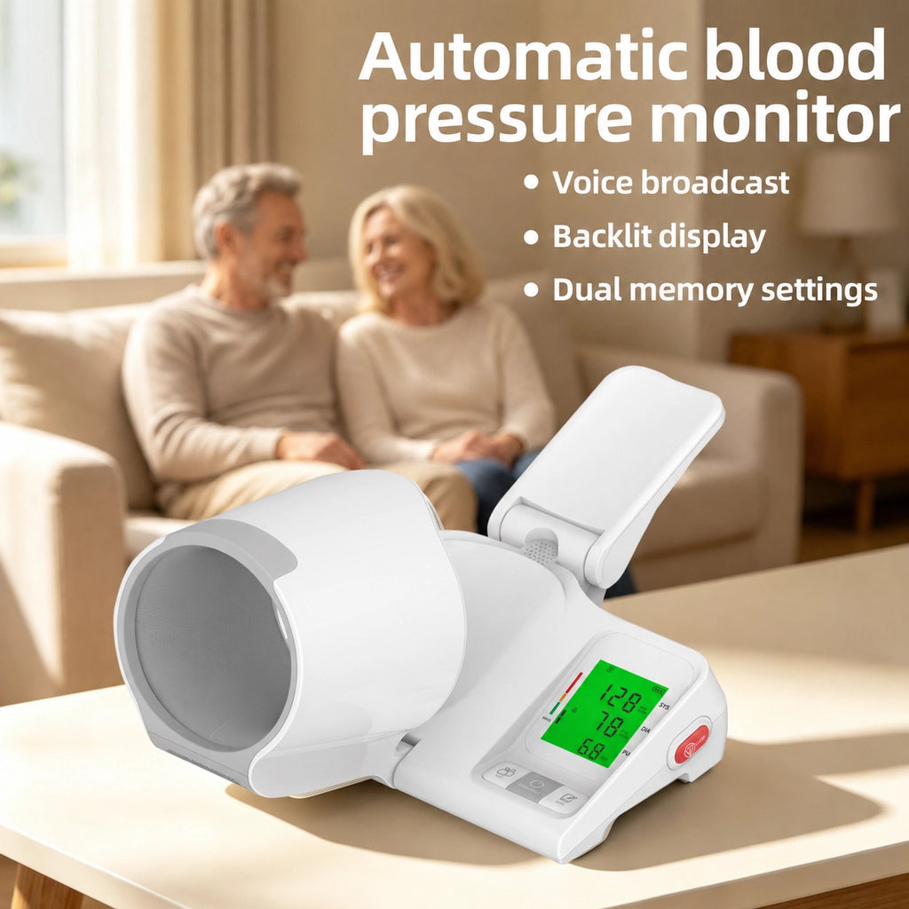 Ningbosc CH-S691L Automatic Upper Arm Blood Pressure Monitor with Arm Tube & One-Touch Measurement