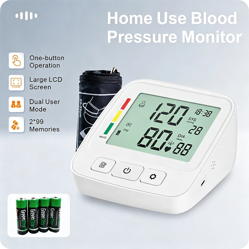 BA-J01 Extra Large Screen Blood Pressure Monitor with Voice Guide