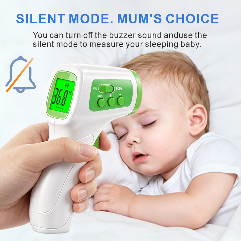 FI05 Smart Touchless Baby Thermometer - 1s Fast Reading & Fever Alarm