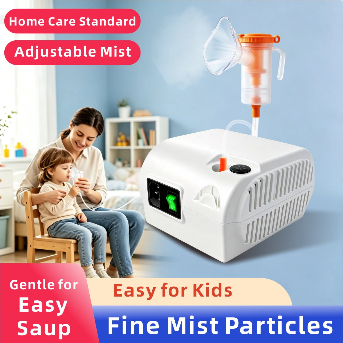 Ningbosc NA-A01 Compressor Nebulizer - Convenient Suspension Design