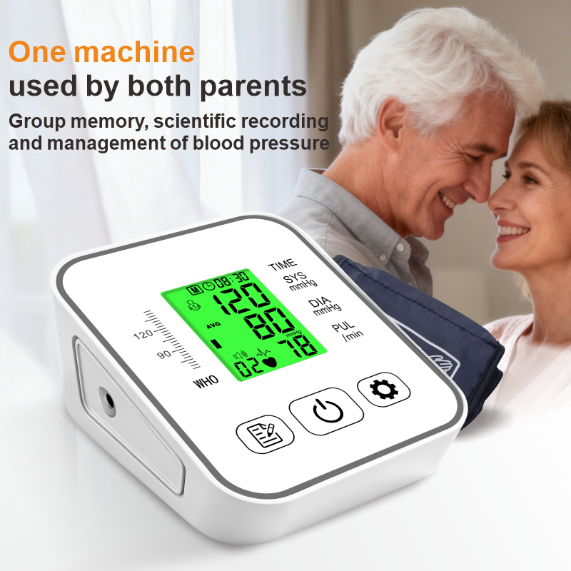 Ningbosc™ Smart Upper Arm Blood Pressure Monitor - Large Color Display & Voice Guide
