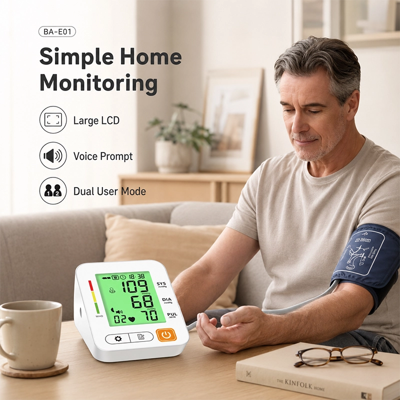 Ningbosc BA-E01 Upper Arm Blood Pressure Monitor