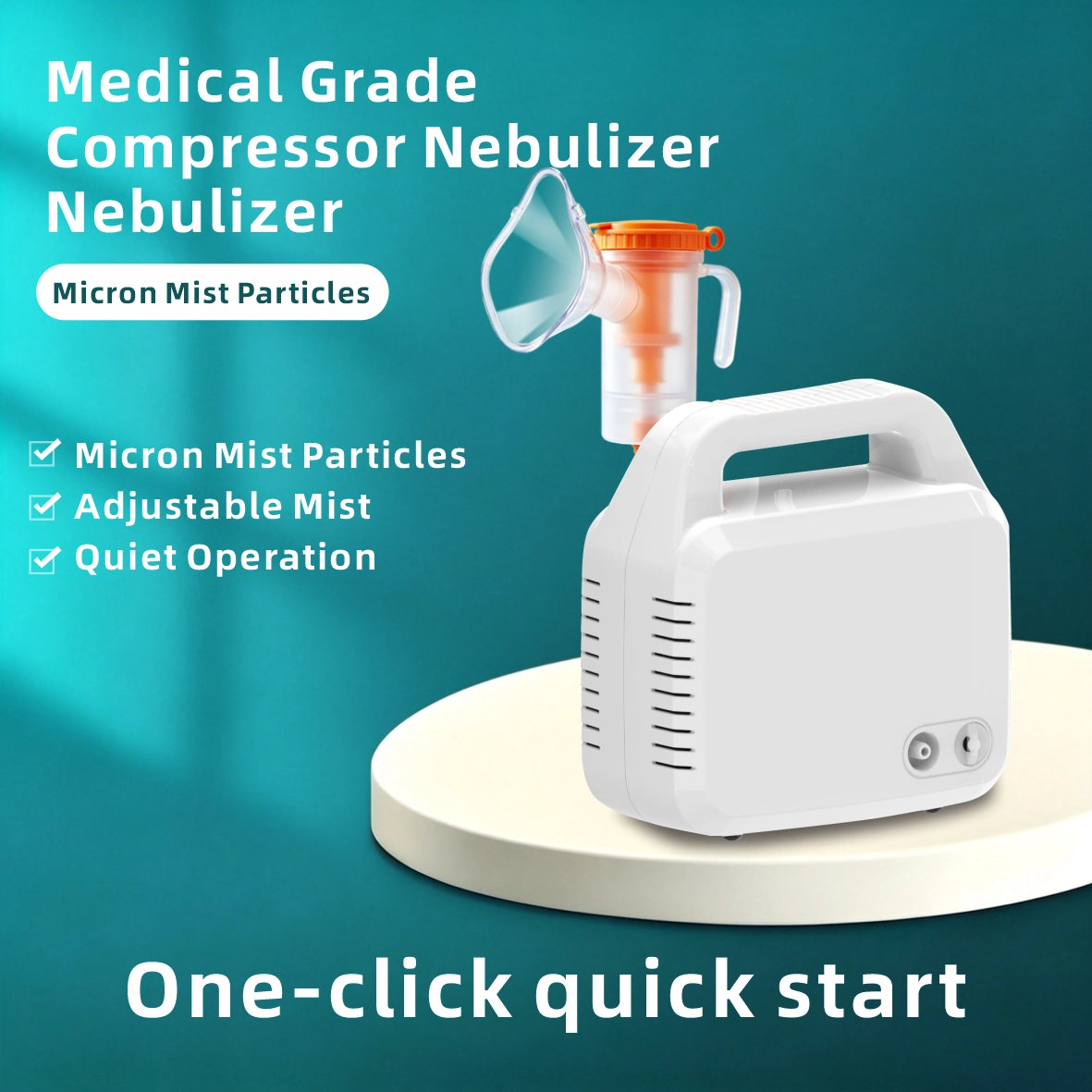 Ningbosc NA-C01 Medical Compressor Nebulizer - Easy Carry Handle