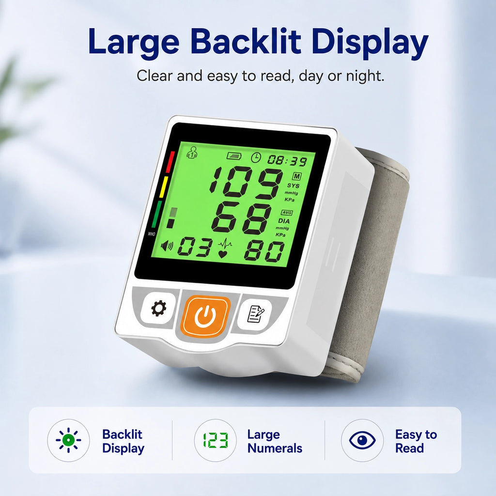 Ningbosc BB-A10 Wrist Blood Pressure Monitor with Voice Broadcast