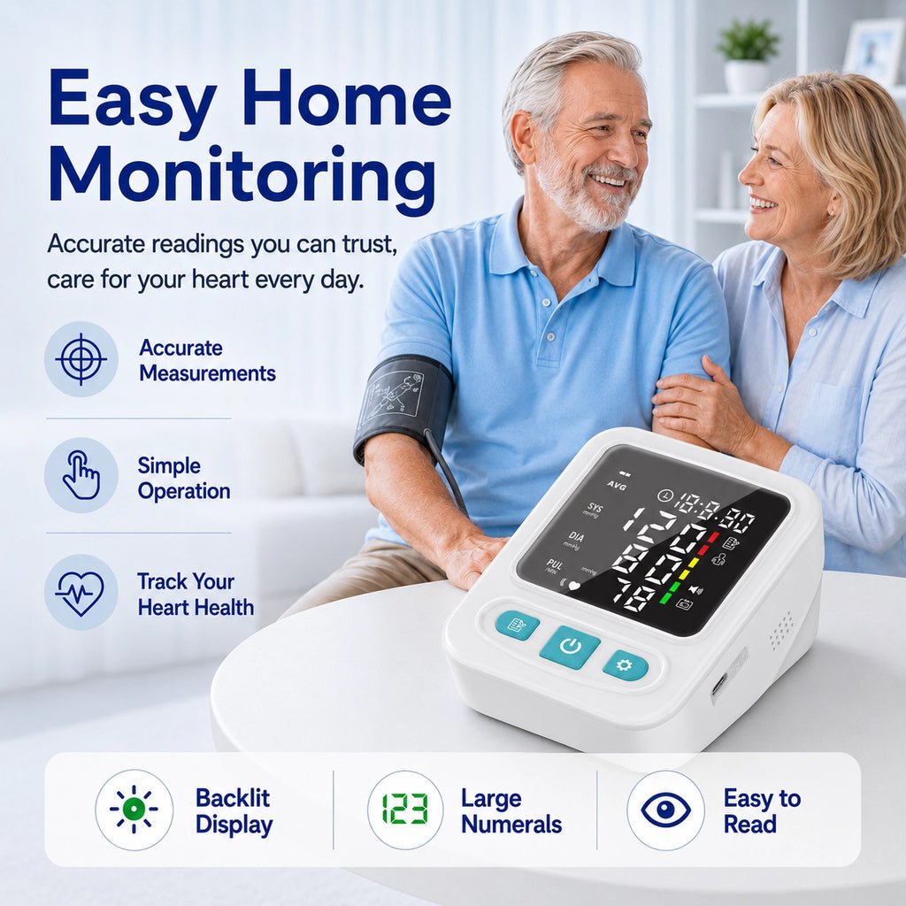 LP16B High-Contrast Screen Blood Pressure Monitor