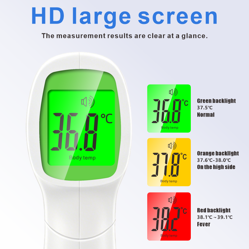 FI05 Smart Touchless Baby Thermometer - 1s Fast Reading & Fever Alarm
