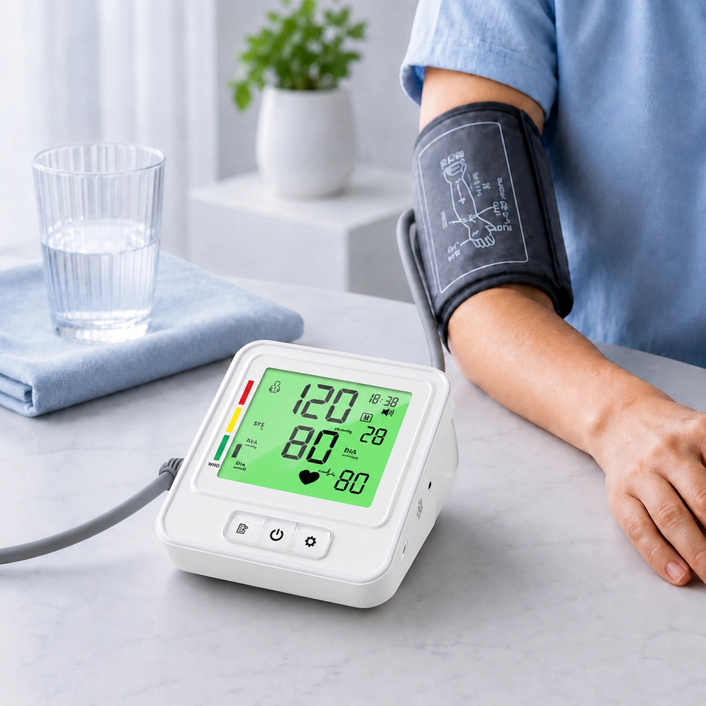 BA-J01 Extra Large Screen Blood Pressure Monitor with Voice Guide