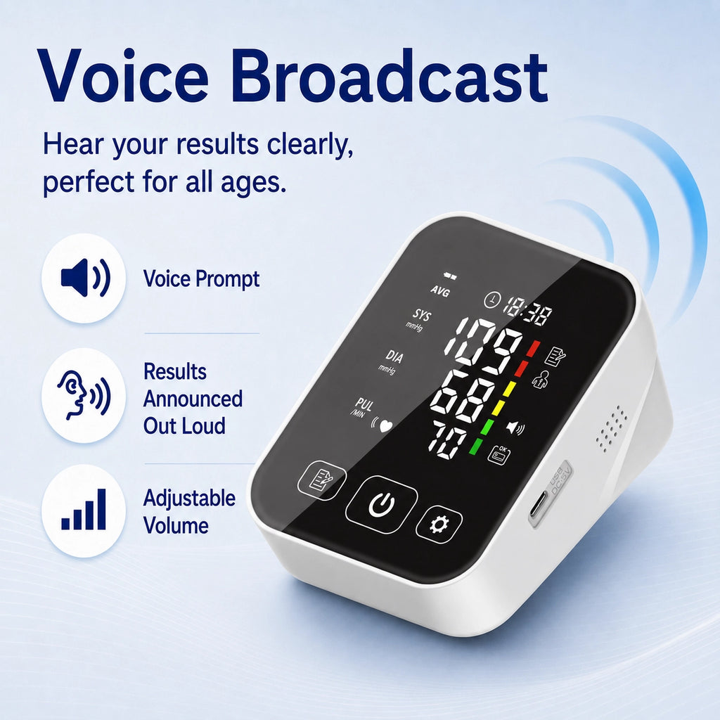 LP07B High-Contrast Screen Blood Pressure Monitor