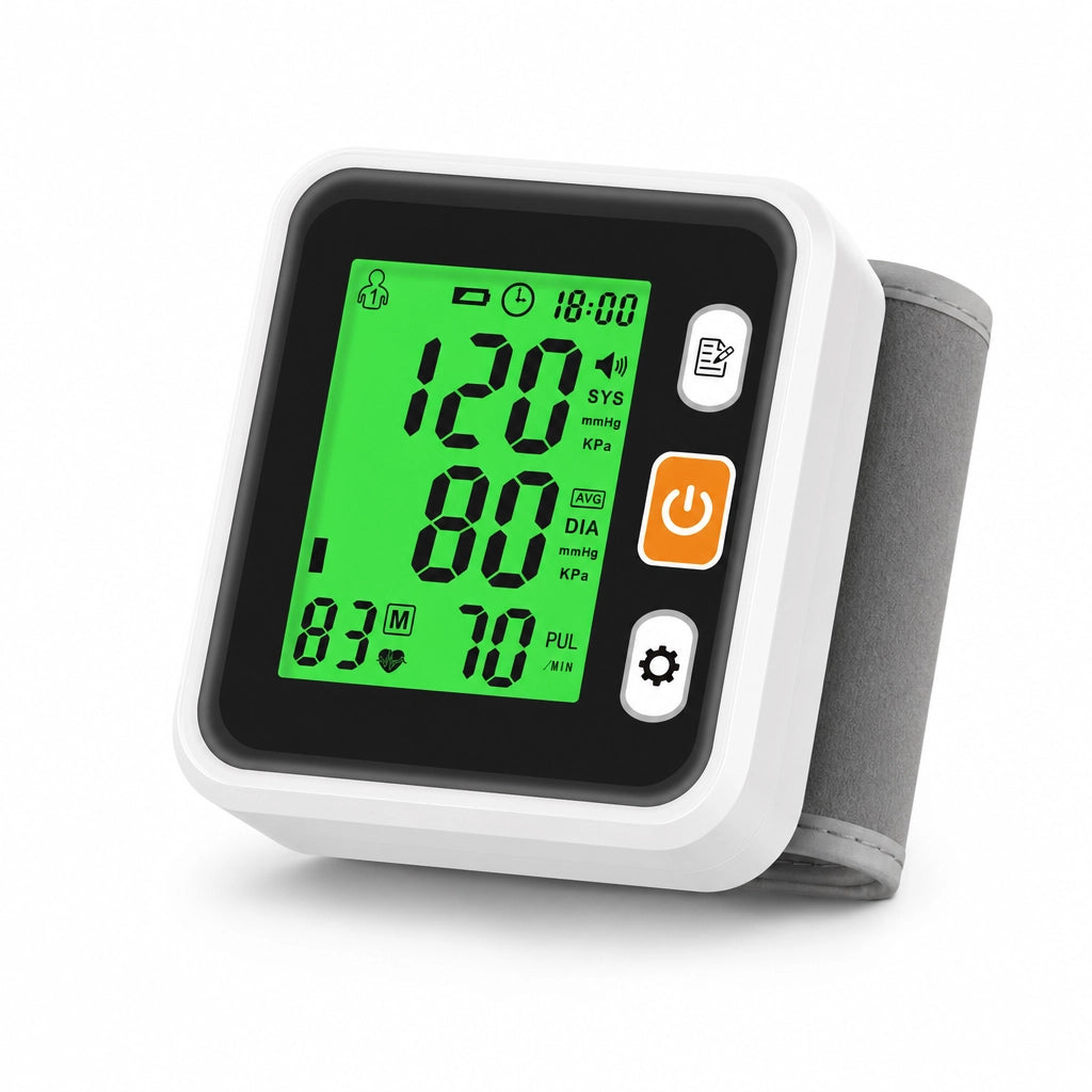 Ningbosc BB-D10 Wrist Blood Pressure Monitor with 3-Color Backlight