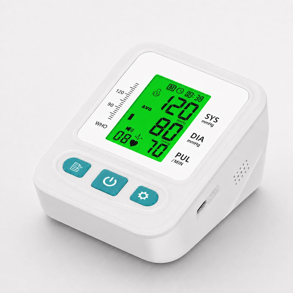 LP16C Automatic Upper Arm Blood Pressure Monitor with Voice Broadcast & Large Backlit Display
