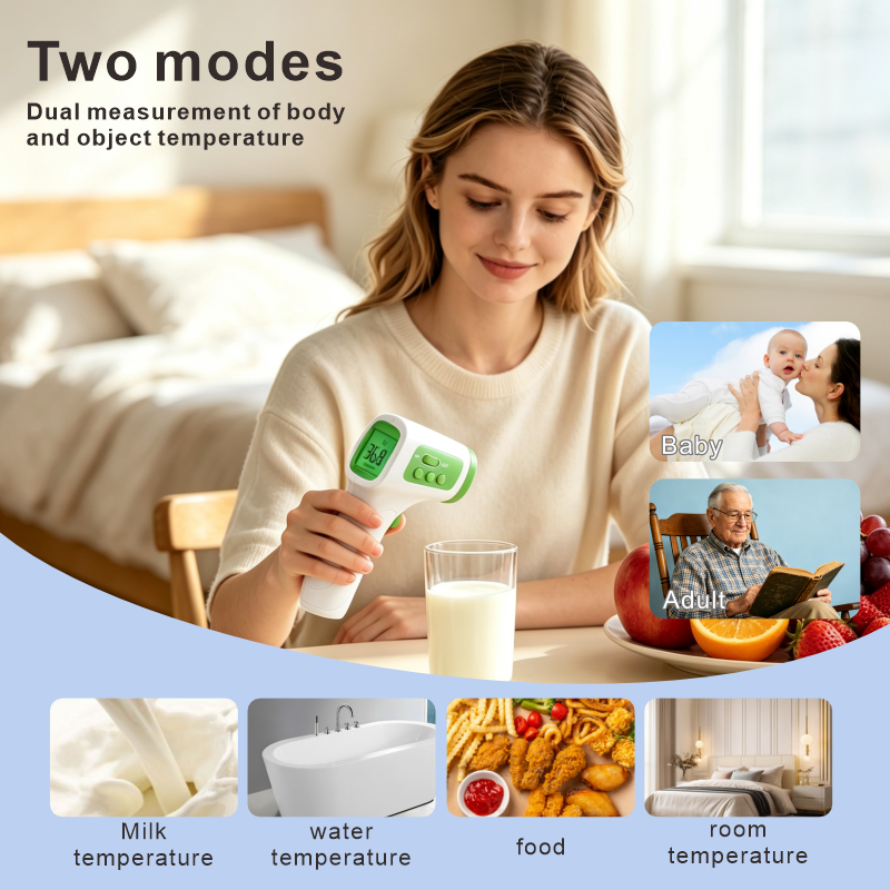 FI05 Smart Touchless Baby Thermometer - 1s Fast Reading & Fever Alarm