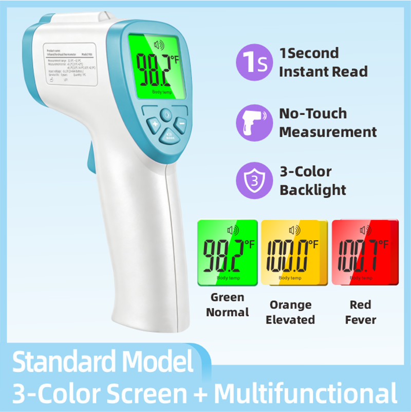 FAMILYPULSE™ 1-Second Non-Contact Smart Thermometer for Baby & Adults